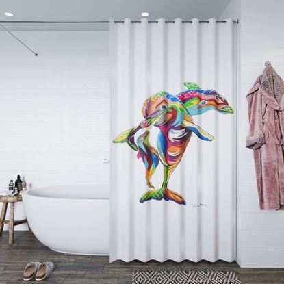 Steven-Brown-Hannah-McWave-Shower-Curtain