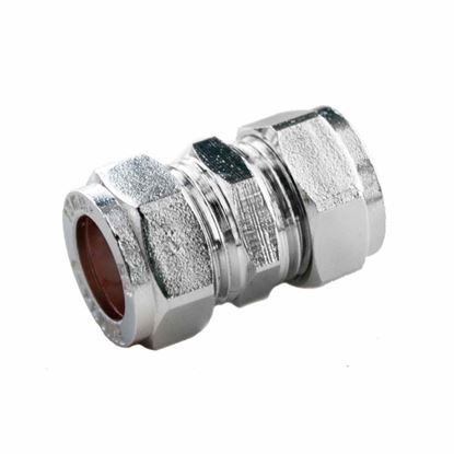 Securplumb-Comp-Chrome-Straight-Connector