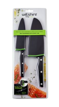 Wiltshire-Staysharp-Triple-Rivet-Duo-Set-Santoku--Utility-Knife