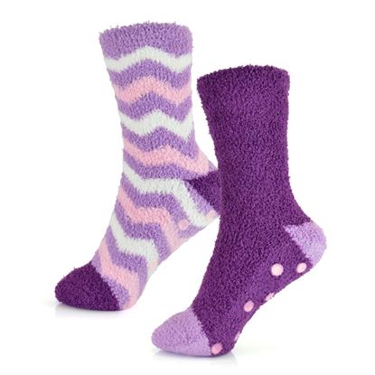 RJM-Ladies-Stripe-Cosy-Socks-With-Gripper
