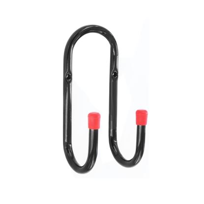 Securit-Double-Tubular-Hook-Black