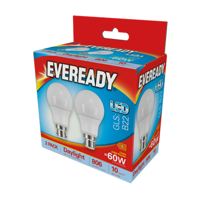 Eveready-LED-GLS-BC-B22-6500k-Daylight-Pack-2