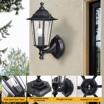 Extrastar-Outdoor-Vintage-Wall-Light-WE27-LH