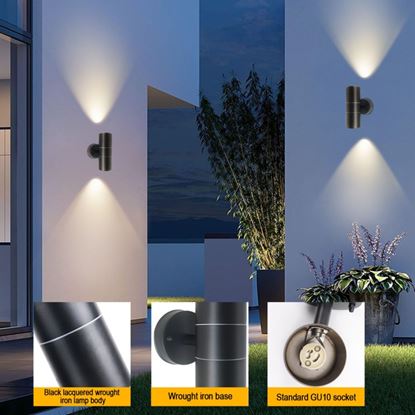 Extrastar-Outdoor-Up--Down-Double-Wall-Light