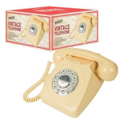 Global-Gizmos-Cream-Retro-Telephone