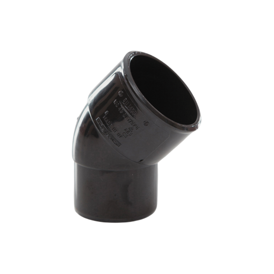 Davant-Solvent-Weld-Spigot-45-Bend-Black