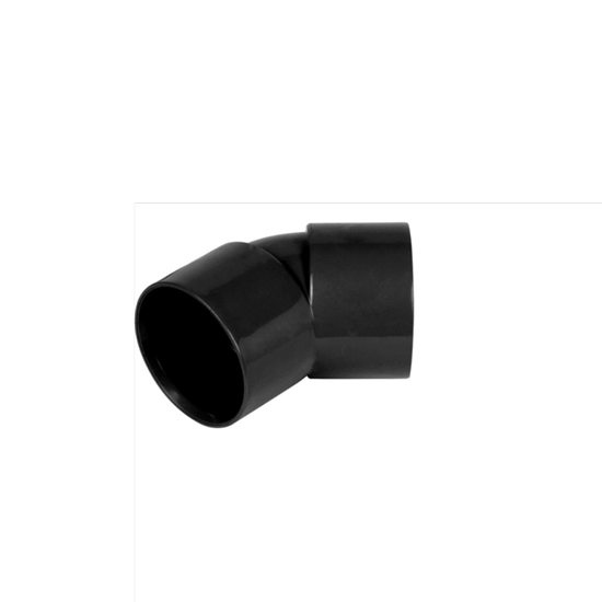 Davant-Solvent-Weld-Obtuse-45-Bend-Black