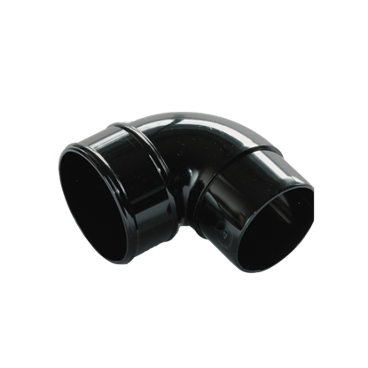 Kayflow-Rainwater-90-Round-Bend-Black