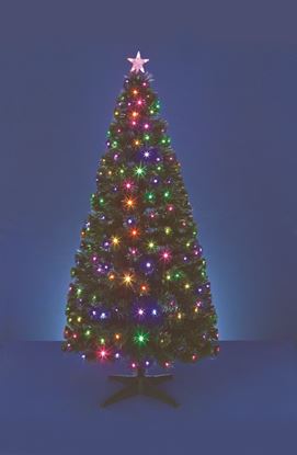 Premier-Green-LED-Tree-With-White-Lights