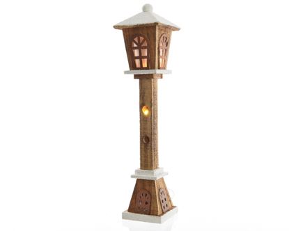 Kaemingk-LED-Wooden-Lamp-Post-With-Timer