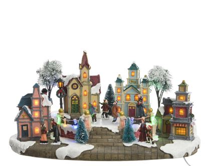 Kaemingk-LED-Christmas-Village