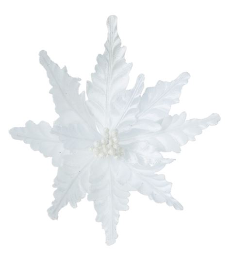 Premier-Velour-Clip-On-Poinsettia