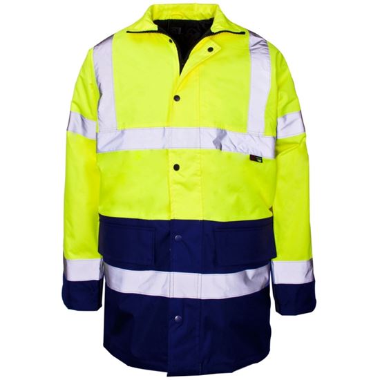 Supertouch-Hi-Vis-2-Tone-Parka-YellowBlue