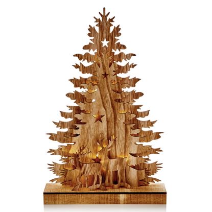 Premier-16-LED-3D-Wooden-Trees-With-Reindeer