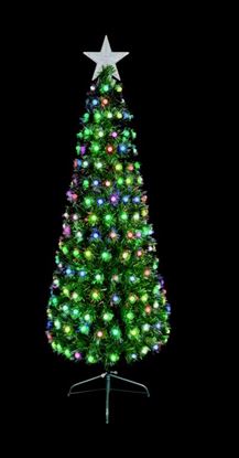 Premier-Fibre-Optic-Tree-With-Colour-Change-Ball-Decorations