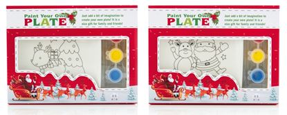 Premier-Ceramic-Plate-Santa-Reindeer-P-Y-O