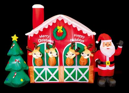 Premier-Inflatable-Stable-Reindeer-Santa-Tree