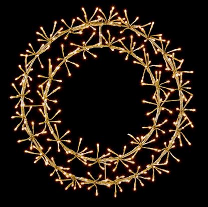 Premier-Gold-Wreath-Cluster-256-Warm-White-LEDs