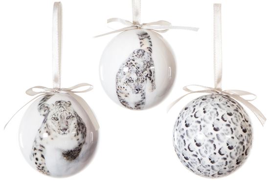 Premier-Snow-Leopard-Bauble-Decoupage