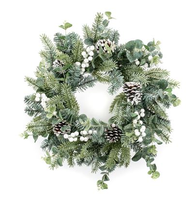 Premier-Eucalyptus-Wreath-White-Berries