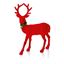Premier-Red-Standing-Flock-Reindeer-Table-Piece