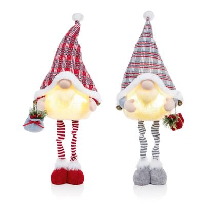 Premier-Lit-Standing-Gnome-Red--Grey