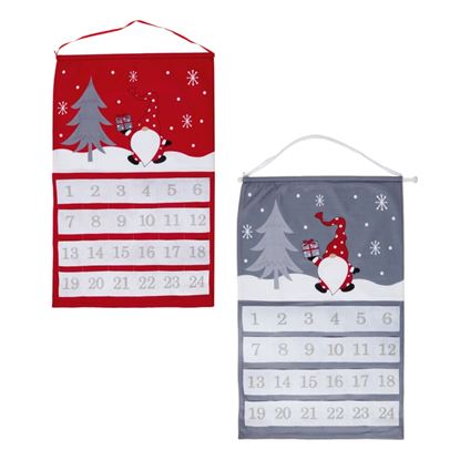 Premier-Embroidered-Gnome-Advent-Grey--Red