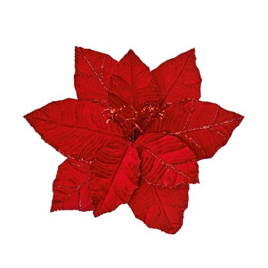 Premier-Velvet-Glitter-Flower-With-Clip