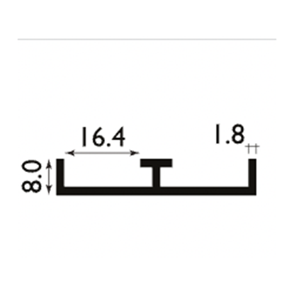 Easyfix-Plastic-White-Bottom-Track