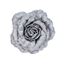 Premier-Silver-Velvet-Glitter-Rose-On-Clip
