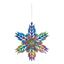 Premier-Multi-Coloured-Snowflake-Leaf-Hanging-Decoration
