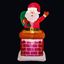 Premier-Inflatable-Santa-In-Chimney
