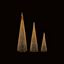 Premier-Lit-Rose-Gold-Pyramids-90-Warm-White-LEDs