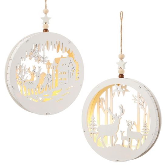 Premier-Lit-Circular-Reindeer-Scene