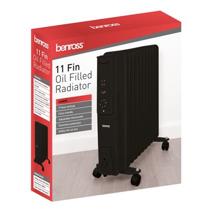 Benross-11-Fin-Black-Oil-Filled-Radiator