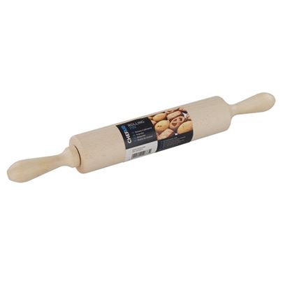 Chef-Aid-Beechwood-Revolving-Rolling-Pin-With-Handles
