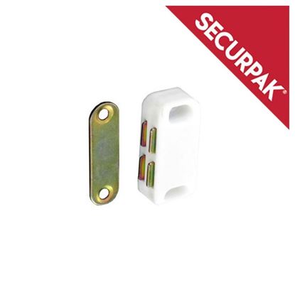 Securpak-Magnetic-Catch-White-30mm