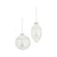 Premier-Matt-White-Glass-Bauble-With-Silver-Glitter-Tree
