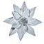 Premier-Silver-Metallic-Flower-Clip-On