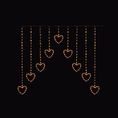Premier-FlexiBrights-Heart-V-Curtain-258-LEDs-Warm-White