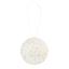 Premier-White-Glittered-Bauble