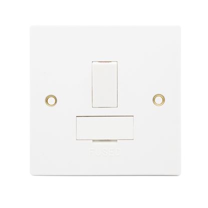 Securlec-Square-1-Gang-Socket-Fuse-Spur-Double-Pole