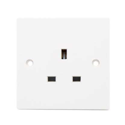 Securlec-1-Gang-Unswitched-Socket