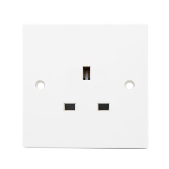 Securlec-1-Gang-Unswitched-Socket