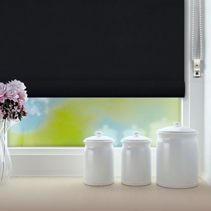 RENAISSANCE-Classic-Roller-Blind-Black