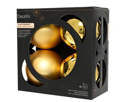 Kaemingk-Baubles-Polystyrene-Gold-Pack-4