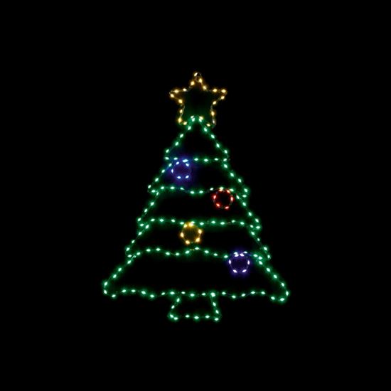 Premier-Flexibrights-Xmas-Tree-164-LED-Multi-Coloured