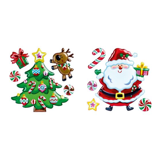 Premier-Christmas-Pop-Foil-With-Stickers-SantaTree