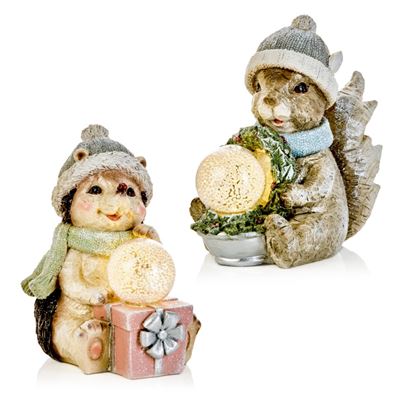 Premier-Battery-Operated-Lit-Xmas-Animals-Snowball