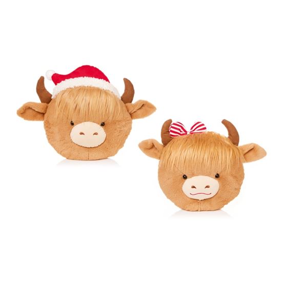 Premier-Plush-Highland-Cow-Cushion-Boy-or-Girl